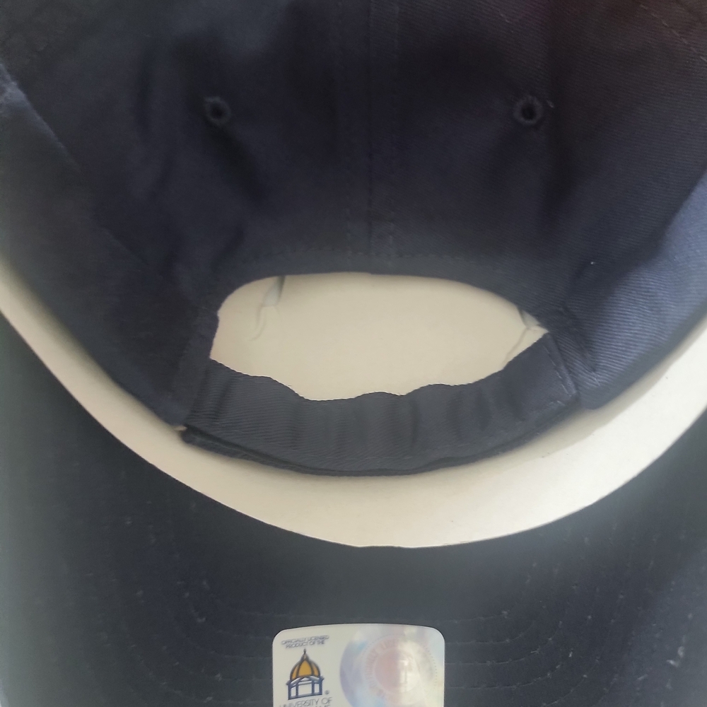 Navy Blue Cap with Gold Embroidery - Picture 3 of 6